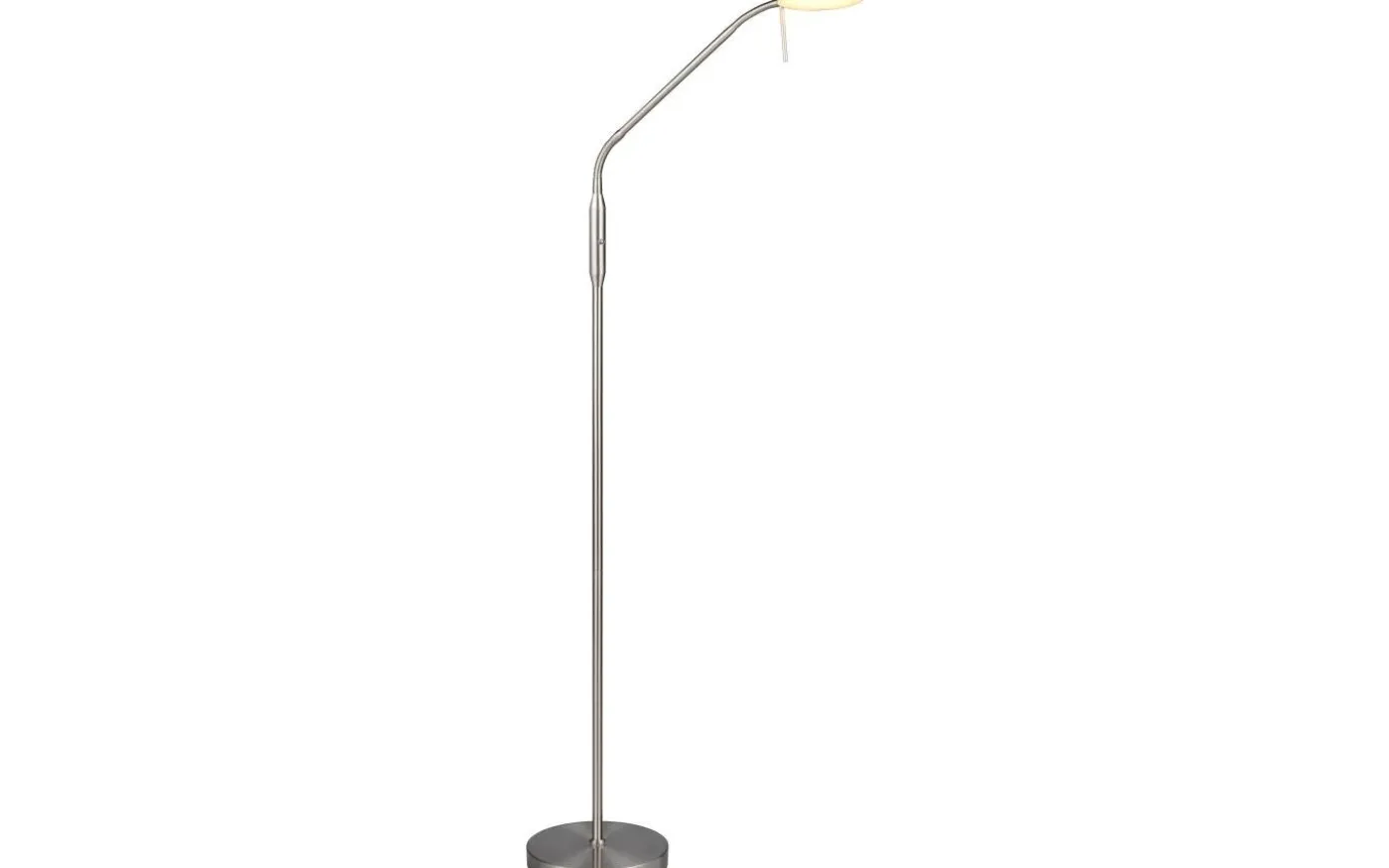 Moreno Golvlampa LED i borstat stål, uppladdningsbar