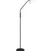 Moreno Golvlampa LED mattsvart uppladdningsbar
