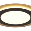 Morgan Plafond LED 45cm matt svart/guld