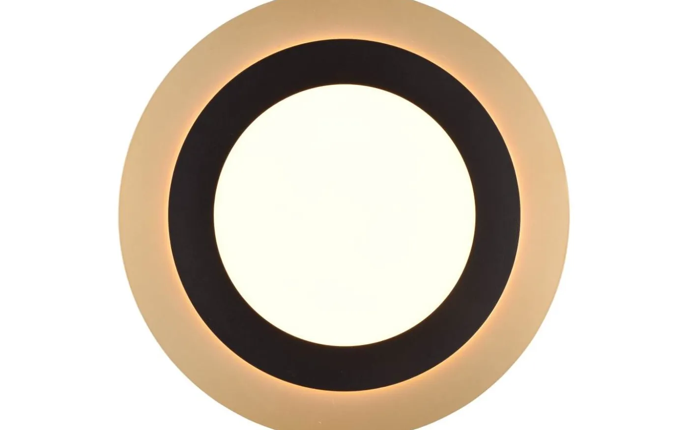 Morgan Plafond LED 45cm matt svart/guld