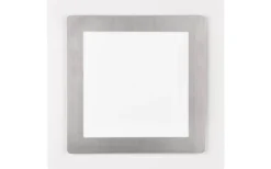 Morgan Plafond LED 45x45cm vit/borstad stål