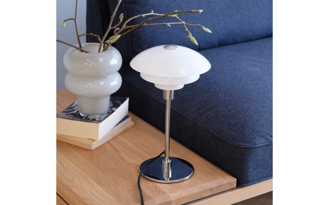 Morph D21 Bordslampa 35cm Opal/Krom