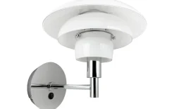 Morph Vägglampa Opal/Krom