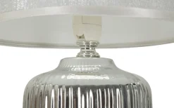 Napoli Bordslampa 29cm Vit/Silver