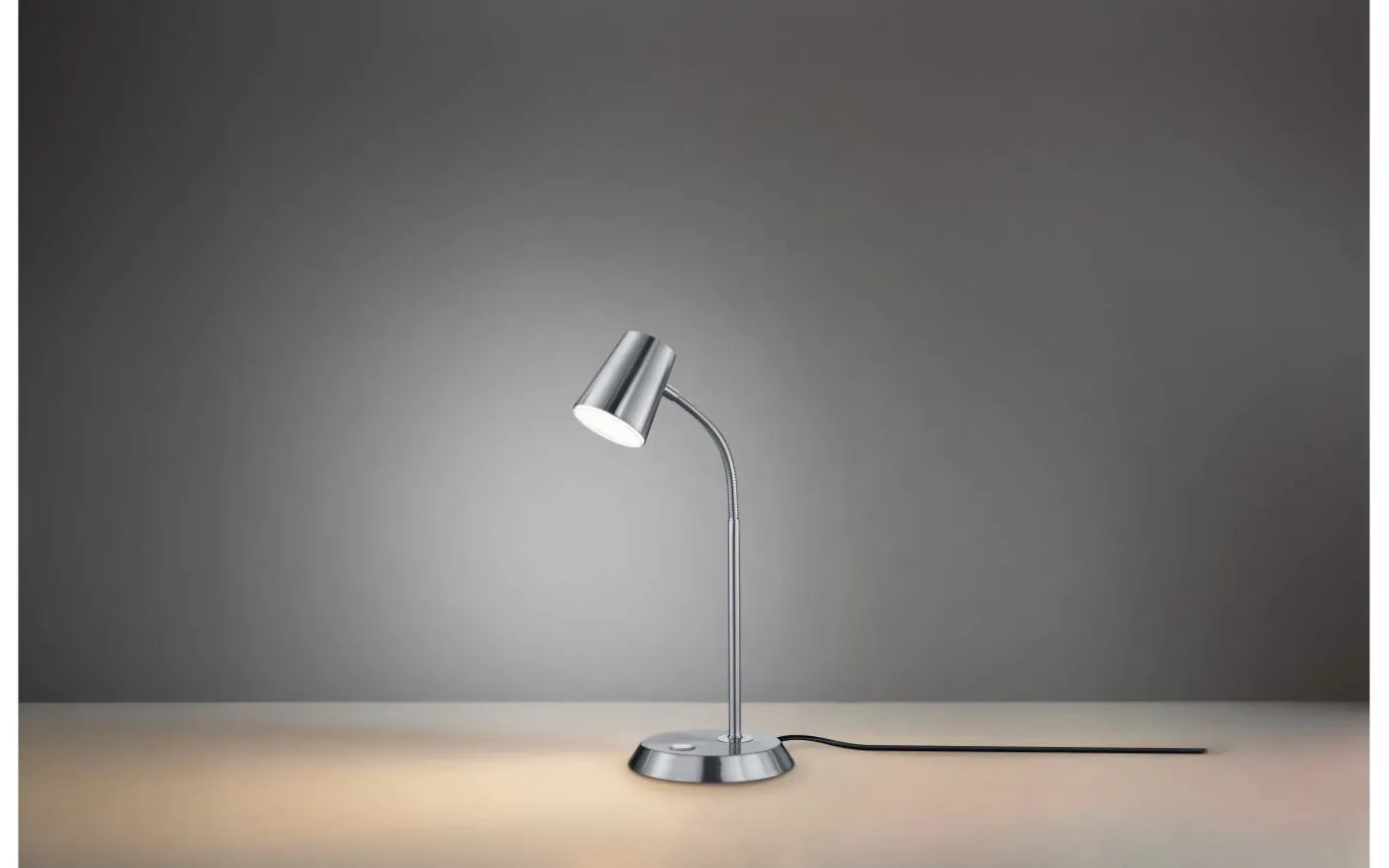 Narcos Skrivbordslampa LED i borstat stål