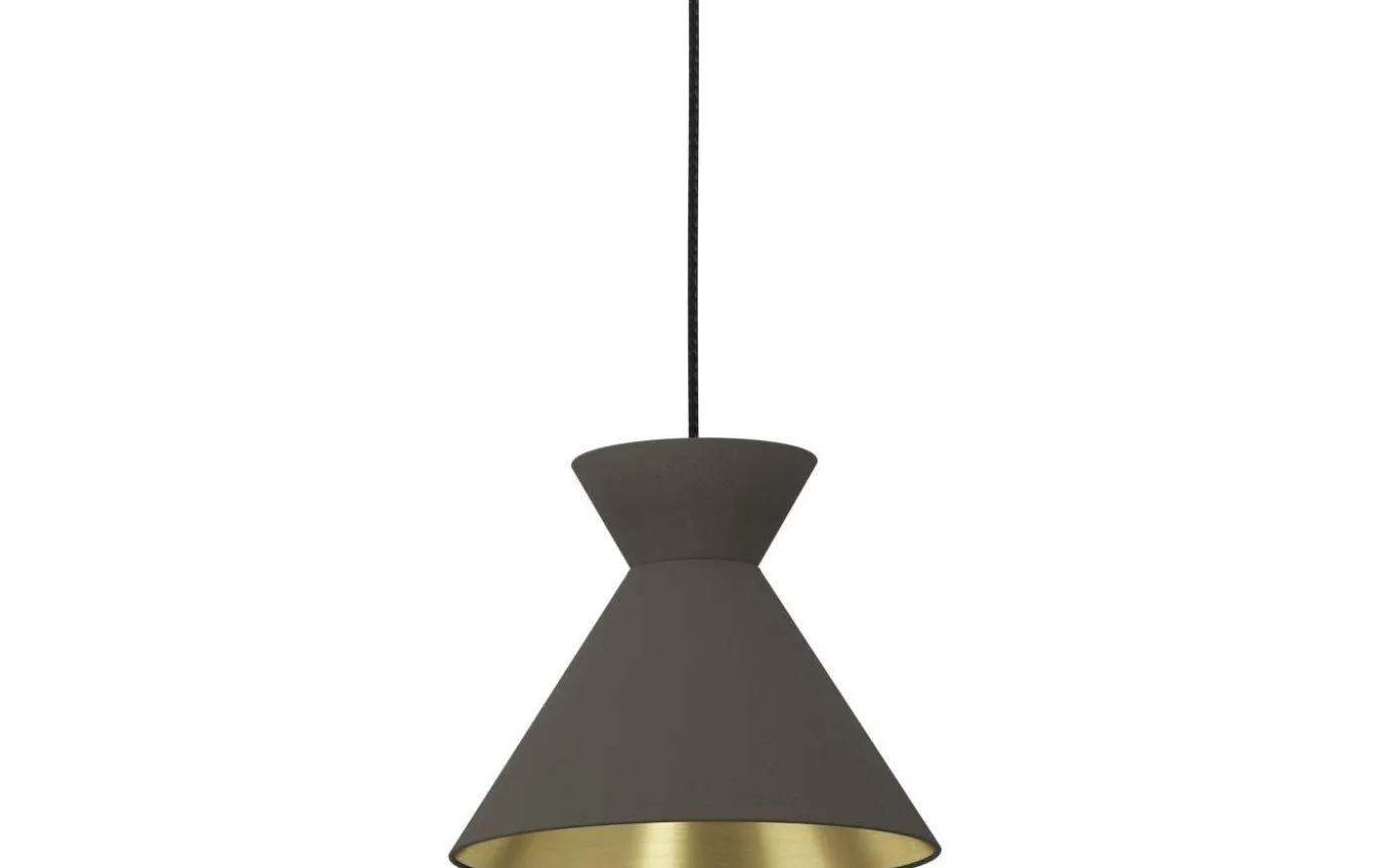 Nastasia Taklampa 100cm Cappuccino/Mässing