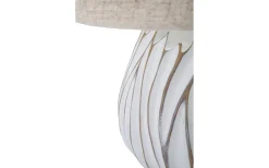 Natural Bordslampa 48cm Vit/Beige