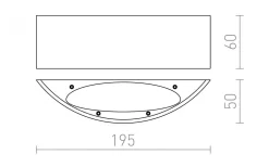 Naxos Vägglampa Vit LED 6W 3000K