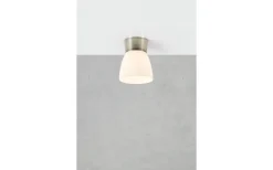 Nerja Plafond 18cm Vit/Stål