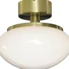 New August Plafond 27cm Matt Mässing
