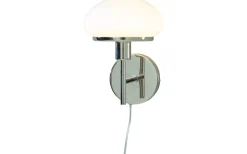 New August Vägglampa Silver