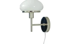 New August Vägglampa Silver