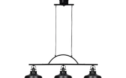 New Haven Taklampa 96cm 3xE14 Antik svart