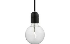 New Pendel Med E27-Sockel Svart