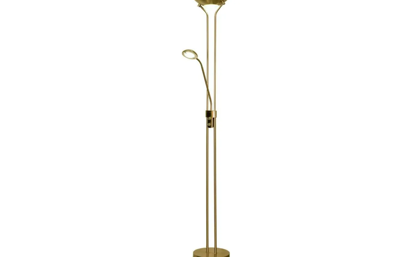 Nice Golvlampa 1,8m LED 3000K 20W+5W Antik
