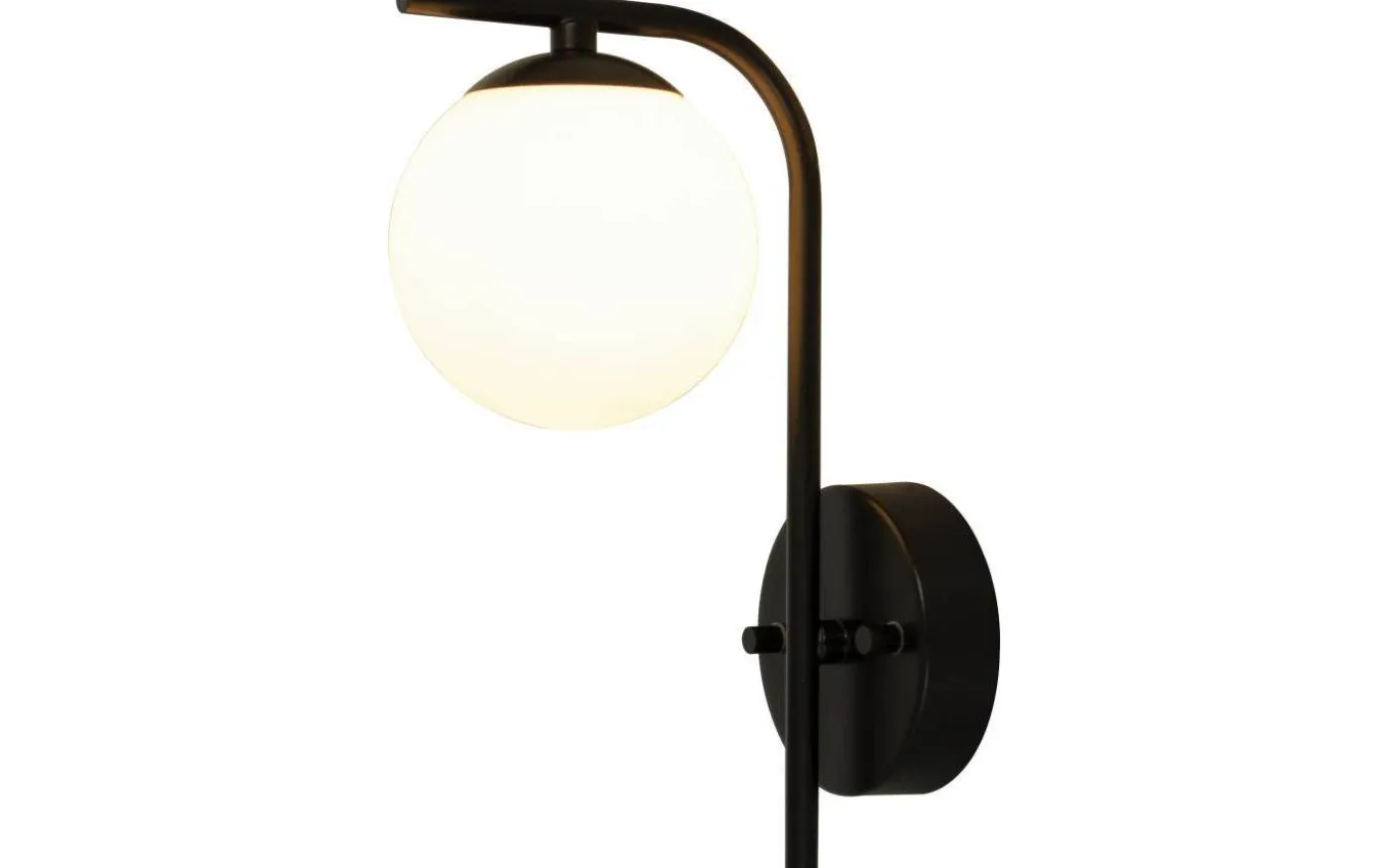 Nicosia Vägglampa Svart IP44