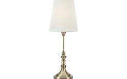 Noble Bordslampa 66cm Offwhite/Antikmässing