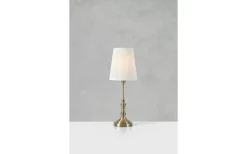 Noble Bordslampa 66cm Offwhite/Antikmässing