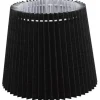 Nody Lampskärm Ø20cm Veckad Svart