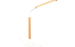 Norris Skrivbordslampa LED matt vit/trä