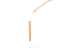 Norris Skrivbordslampa LED matt vit/trä