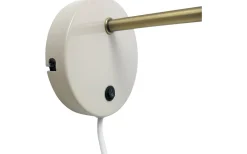 Ocean Vägglampa Beige/Mässing