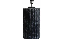 Odessa Lampfot 38cm Black Marble