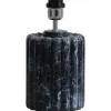 Odessa Lampfot 29cm Black Marble