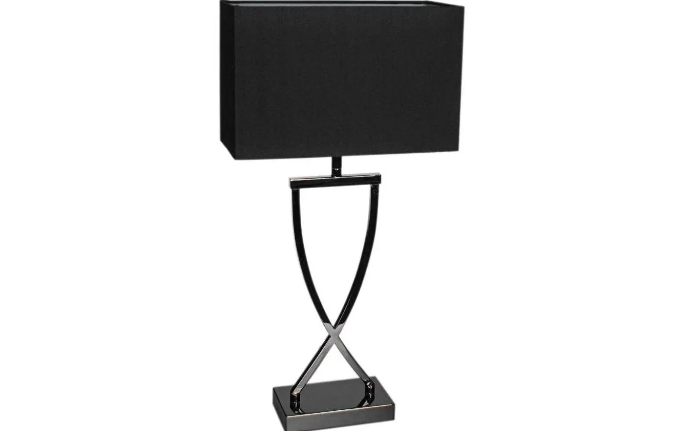Omega Bordslampa 69cm Svartkrom