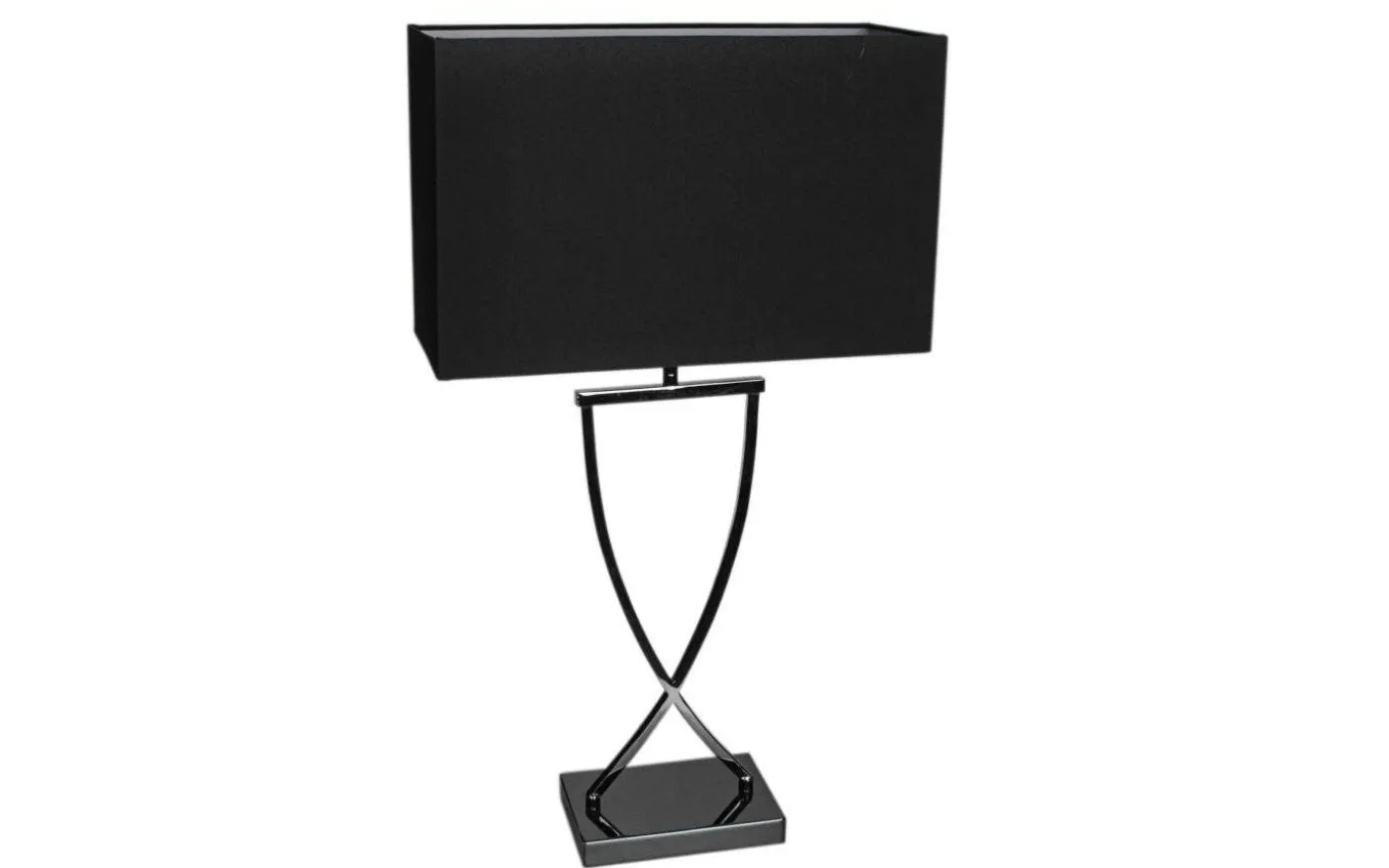 Omega Bordslampa 69cm Svartkrom