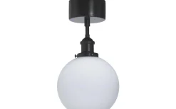 Omega Plafond 20cm Svart/Opal