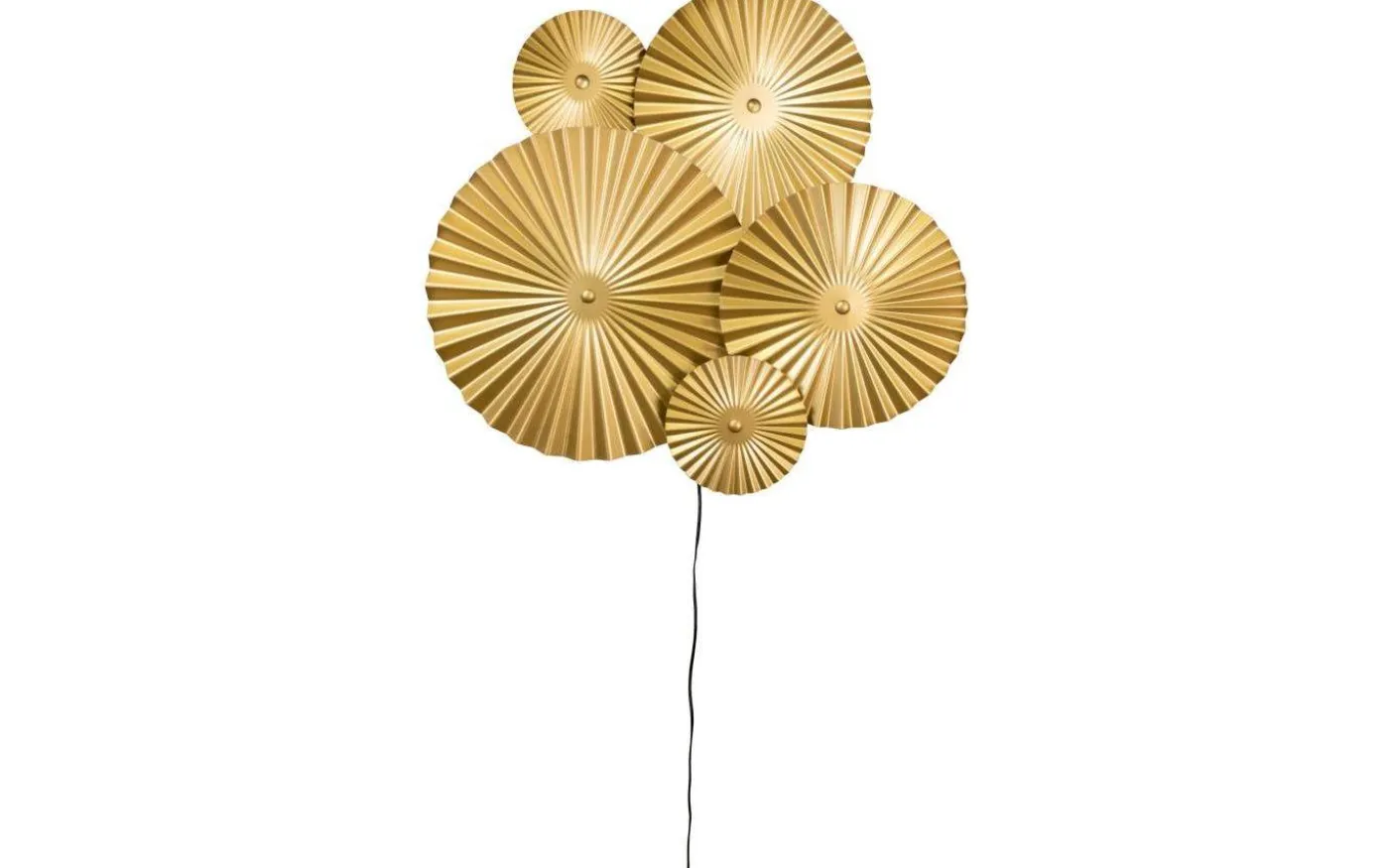 Omega Vägglampa 70cm LED 4,2W Borstad Mässing