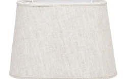 Omera Oval Lampskärm 27cm Lin Ljus Beige