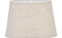 Omera Oval Lampskärm 20cm Lin Natur