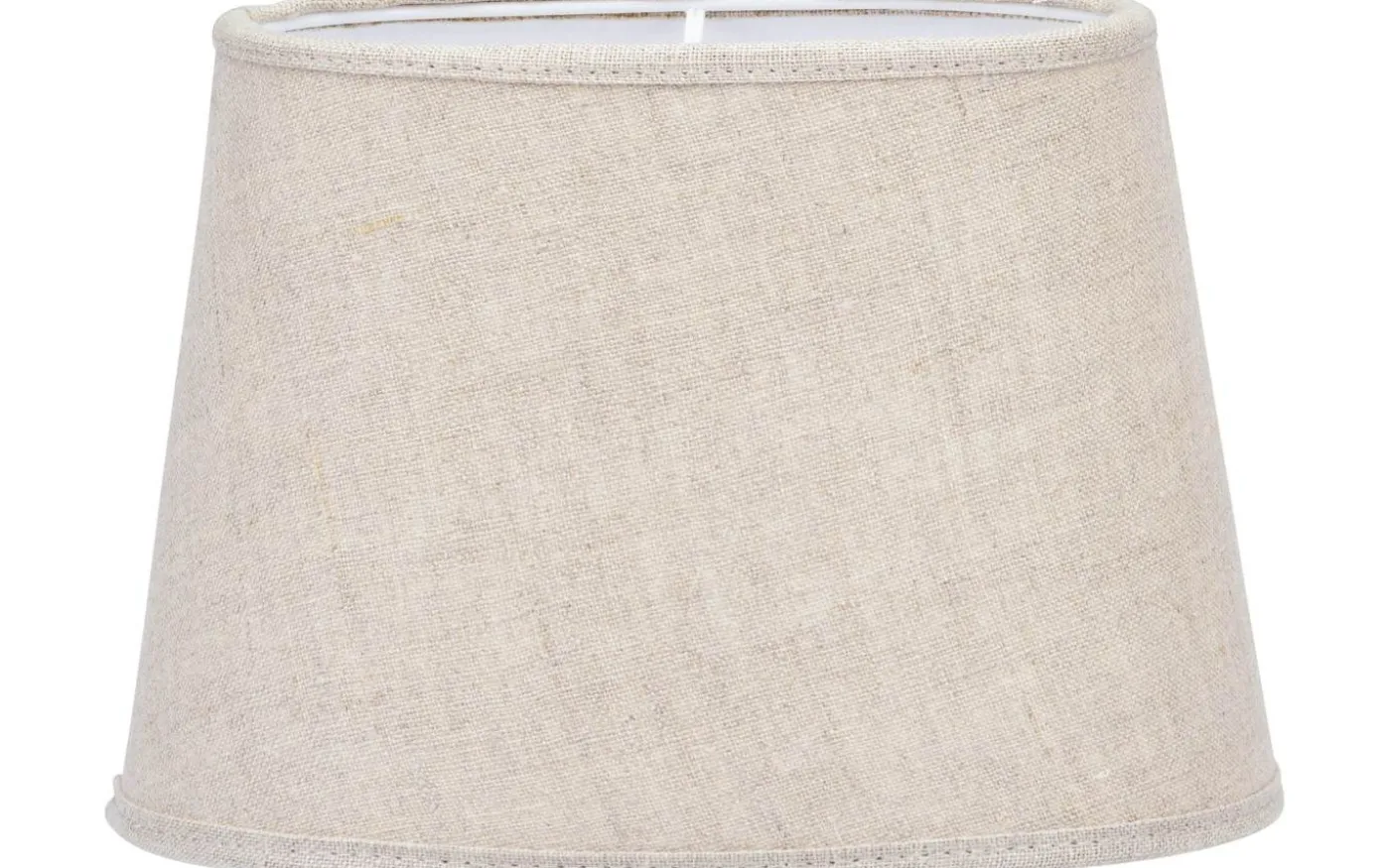 Omera Oval Lampskärm 20cm Lin Natur