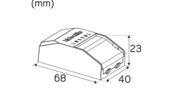Optic S Quick ISO Spotlight 2700K 4,5W Vit IP44