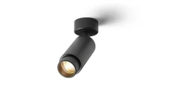 Optimus Takspotlight med Zoom 5,5cm Svart