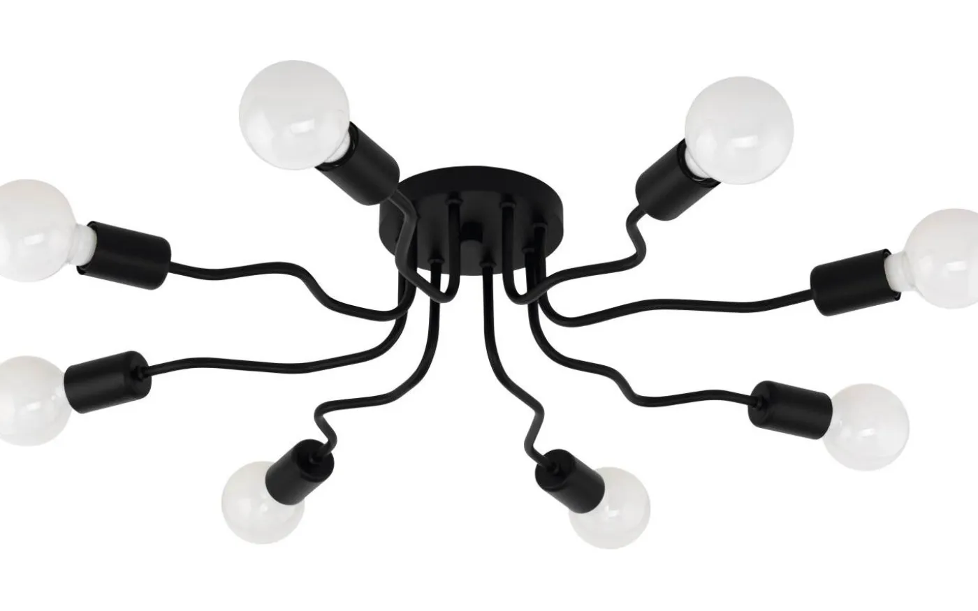 Orazio Plafond 68cm Svart