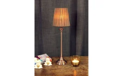 Organza Lampskärm Ø14,5cm Brun
