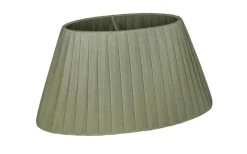 Organza Lampskärm Oval 28cm Grå
