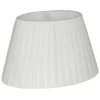 Organza Lampskärm Oval 22cm Vit