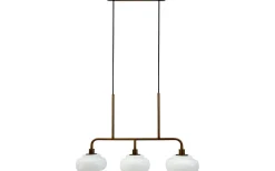 Ossett Taklampa 80cm Opal/Brons