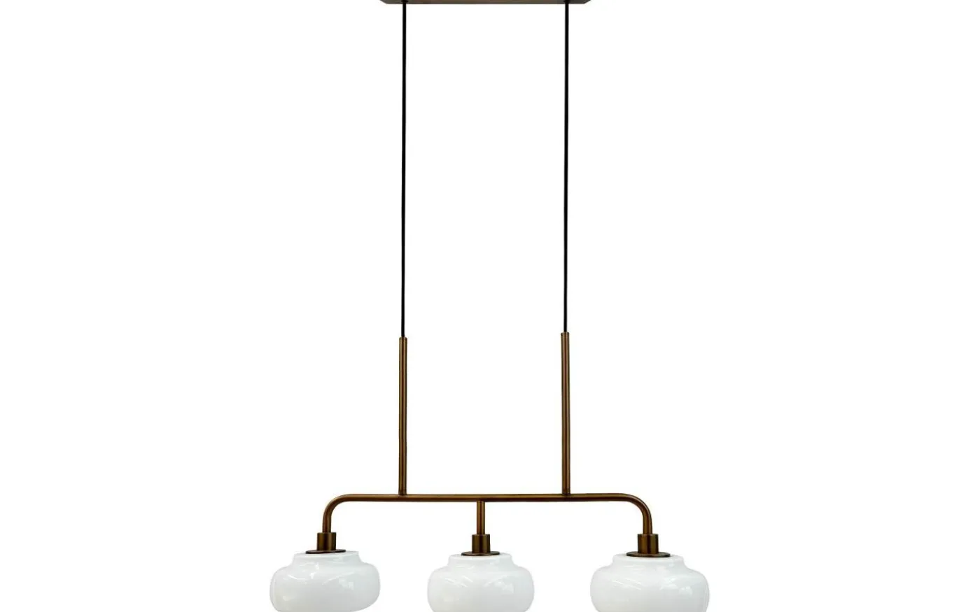 Ossett Taklampa 80cm Opal/Brons