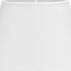 Oval Lampskärm 42cm Lin Classico Vit