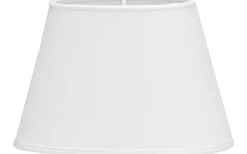 Oval Lampskärm 15cm Lin Classico Vit