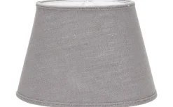 Oval Lampskärm 15cm Lin Grå