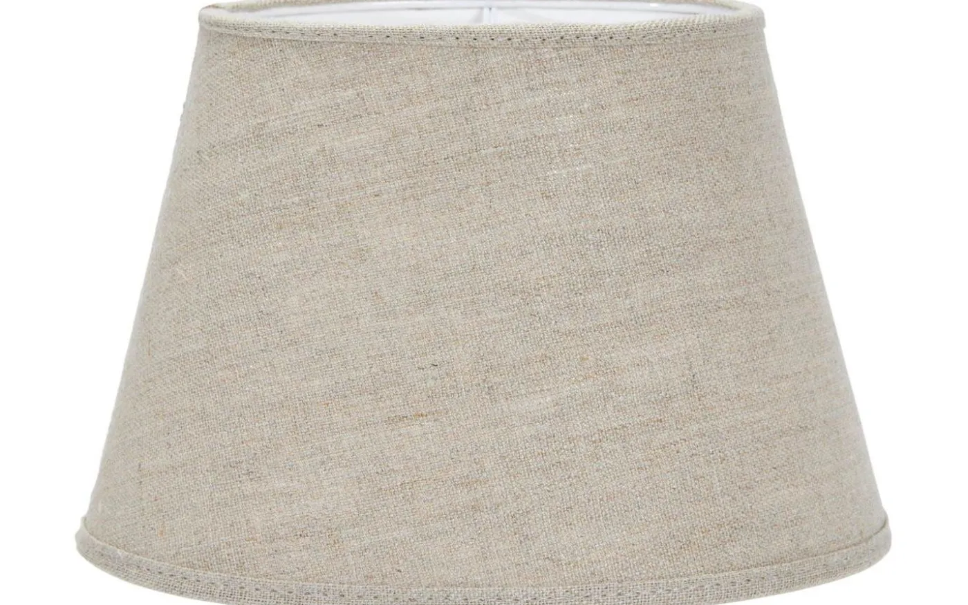 Oval Lampskärm 25cm Lin Natur