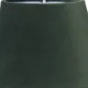 Oval Lampskärm 25cm Sammet Smaragd