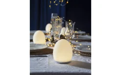 Oval Uppladdningsbar Nattlampa LED RGB+W 11cm