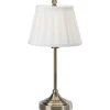 Oxford Bordslampa 43cm Offwhite/Antikmässing